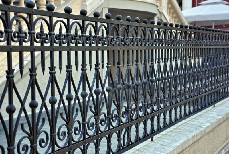 Elegant Wrought Iron Fence