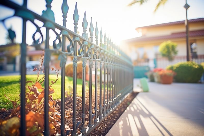 Wrought Iron Fence Repair detail